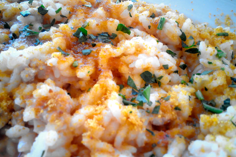 Risotto with Sardinian caviar